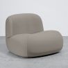 Modern Minimalist Curved Design Velvet Upholstered Armchair - Comfort and Contemporary Style - Büba image 9