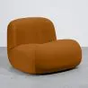 Modern Minimalist Curved Design Velvet Upholstered Armchair - Comfort and Contemporary Style - Büba image 9