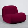 Modern Minimalist Curved Design Velvet Upholstered Armchair - Comfort and Contemporary Style - Büba image 9