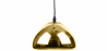 Buy Designer Ceiling Lamp - Chrome Metal Pendant Lamp - 18cm - Nullify Gold 51886 - in the EU