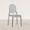 Buy Dining Chair Transparent - Victoria Style Grey transparent 61536