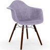 Velvet Dining Chair - Scandinavian Design and Dark Wood Legs - Nordika image 9