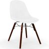 Velvet Dining Chair - Scandinavian Design and Dark Wood Legs - Skögur image 9