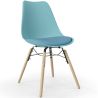 Dining Chair with Cushion - Scandinavian Design and Wooden Legs - Skögur image 9