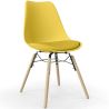 Dining Chair with Cushion - Scandinavian Design and Wooden Legs - Skögur image 9