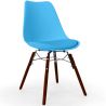 Dining Chair with Cushion - Scandinavian Design and Wooden Dark Legs - Skögur image 9