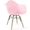 Buy Children's Chair Scandinavian Design - Wooden Legs - Nordika Pink 61693