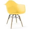 Buy Children's Chair Scandinavian Design - Wooden Legs - Nordika Yellow 61693