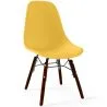 Buy Children Chair - Scandinavian Design - Dark Wooden Legs - Skögur Yellow 61699