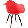 Buy Children Chair - Scandinavian Design - Dark Wooden Legs - Nordika Red 61703