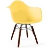 Buy Children Chair - Scandinavian Design - Dark Wooden Legs - Nordika Yellow 61703