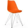 Dining Chair with Cushion - Scandinavian Design and Metal Legs - Skögur image 9