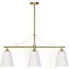 Buy Aged Gold Metal Ceiling Pendant Lamp with 3 Shades - Bubles Gold 61736