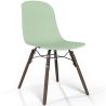 Dining chair with dark wood legs – Modern style and functionality - Broly image 9
