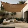 Coconut fiber awning 2x4M - 100 % Natural shade sail image 9