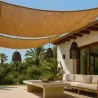 Buy Coconut fiber awning 10x1M - 100 % Natural shade sail Beige 61801