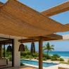 Coconut fiber awning 20x2M - 100 % Natural shade sail image 9