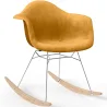 Buy Rocking Chair Modern Fabric Upholstered – Nordic Style - Nordika Mustard 61813