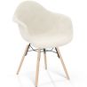 Chair with arms - Upholstered bouclé - Scandinavian - Dining room, office or waiting room - Nordika image 9