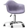 Office Chair with Armrests - Swivel Desk Chair with Castors - Grev image 9