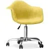 Office Chair with Armrests - Swivel Desk Chair with Castors - Grev image 9