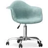 Office Chair with Armrests - Swivel Desk Chair with Castors - Grev image 9