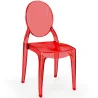Buy Dining Chair Transparent - Victoria Style Red transparent 61536