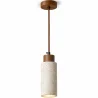 Ceiling Light Pendant Wood & Travertine - Élodie  image 9