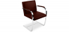 Buy Office Chair with Armrests - Desk Chair Upholstered in Leather - Brama Chocolate 16808 - in the EU