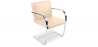 Buy Office Chair with Armrests - Desk Chair Upholstered in Leather - Brama Ivory 16808 - prices