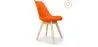 Set of 2 Denisse Scandinavian design chair with cushion - Matt image 9