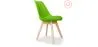 Set of 2 Denisse Scandinavian design chair with cushion - Matt image 9