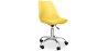 Buy Tulip swivel office chair with wheels Yellow 58487 Home delivery