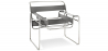 Buy Ivan Chair  - Faux Leather Dark grey 16815 at Privatefloor