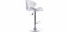 Buy Swivel Design Bar Stool with Backrest- Back White 49746 - in the EU