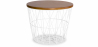 Buy Basket Side table White 58416 at Privatefloor