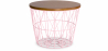 Buy Basket Side table Pink 58416 home delivery