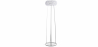 Buy Floor Lamp - Living Room Lamp with Crystal Buttons - Savoni Transparent 53532 - in the EU