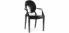 Buy Transparent Dining Chair - Armrest Design - Louis XIV Black 16461 - prices