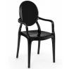 Transparent Dining Chair - Armrest Design - Louis XIV image 9