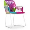 Buy Frony Garden armchair  - White Legs Multicolour 58537
