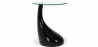 Buy Designer Round Side Table - Glass - Lawa Bistro Black 13312 - in the EU