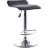 Buy Swivel Chromed Metal Office Bar Stool Black 49744