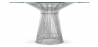 Buy Round Dining Table - Glass and Metal - Barrel Steel 16326 - in the EU
