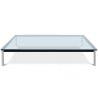 Square coffee table - Glass - 120 cm - Kart image 9
