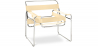 Buy Ivan Chair  - Premium Leather Ivory 16816 with a guarantee