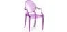 Transparent Dining Chair - Armrest Design - Louis XIV image 9