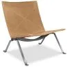 Buy BY22 Lounge Chair - Premium Leather Light brown 16827