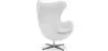 Armchair with Armrests - Upholstered in Faux Leather - Egg Design - Brave image 9