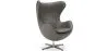 Armchair with Armrests - Upholstered in Faux Leather - Egg Design - Brave image 9